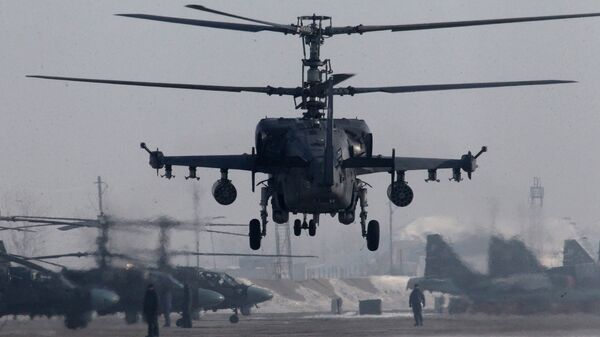 شلیک جنگی هلیکوپتر کا-52 +ویدیو - اسپوتنیک افغانستان  