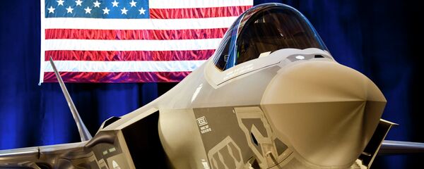 The first F-35 Lightning II joint strike fighter The first F-35 Lightning II joint strike fighter - اسپوتنیک افغانستان