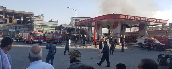 آتش سوزی تانک تیل سرای غزنی خاموش شد آتش سوزی تانک تیل سرای غزنی خاموش شد - اسپوتنیک افغانستان