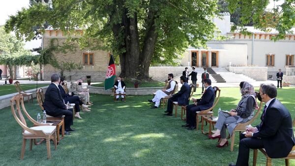  فرمانده ستاد مرکزی امریکا در دیدار با اشرف غنی: همکاری ما برای تامین امنیت افغانستان پا برجاست - اسپوتنیک افغانستان  