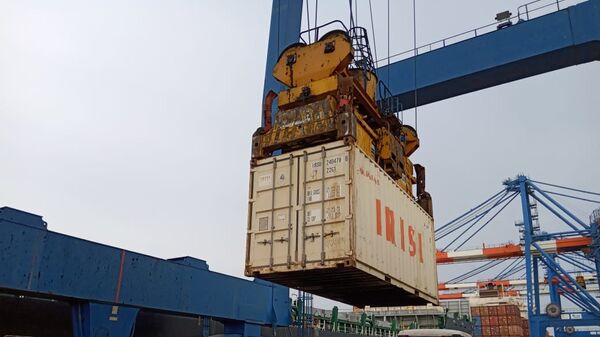 ارسال چهارمین کشتی کالاهای صادراتی افغانستان از بندر چابهار - اسپوتنیک افغانستان  