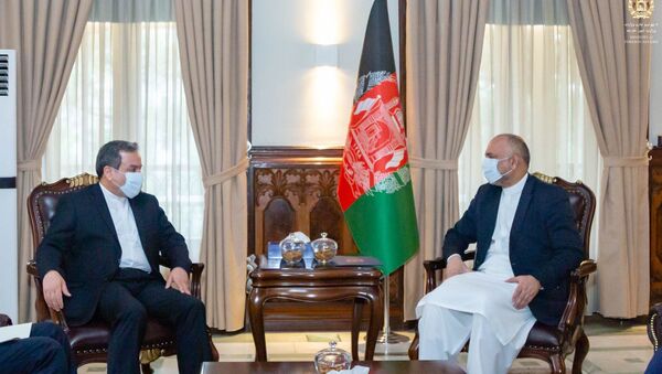 معین سیاسی وزارت خارجه ایران با اتمر دیدار و گفتگو کرد  - اسپوتنیک افغانستان  