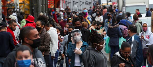 رکورد تازه ابتلا به ویروس کرونا در برازیل رکورد تازه ابتلا به ویروس کرونا در برازیل - اسپوتنیک افغانستان