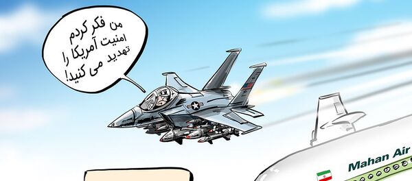 رهگیری طیاره مسافربری ایرانی ماهان توسط جنگنده امریکایی - اسپوتنیک افغانستان  