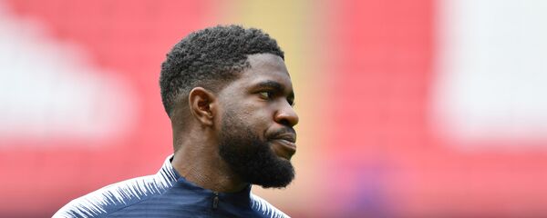 ساموئل اومتیتی  بازیکن فرانسوی بارسلونا Russia World Cup France Training - اسپوتنیک افغانستان  