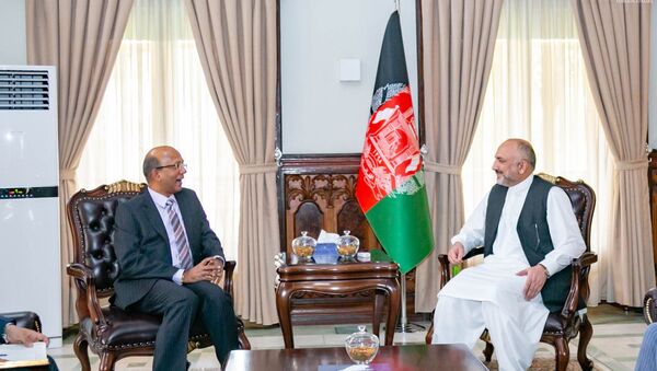 گفتگوها درباره صلح؛ دیدار اتمر با سفیر هند در کابل - اسپوتنیک افغانستان  