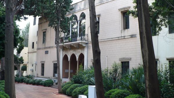 آسیب‌دیدن سفارت روسیه در لبنان در نتیجه انفجار در بیروت - اسپوتنیک افغانستان  