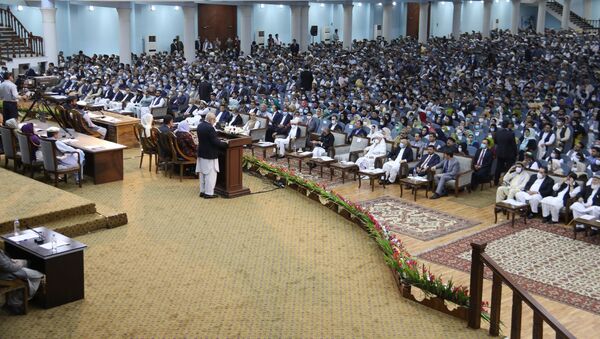  دومین روز کاری لویه‌جرگه مشورتی صلح آغاز شد - اسپوتنیک افغانستان  