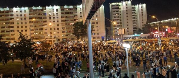 تظاهرات درمینسک - اسپوتنیک افغانستان  