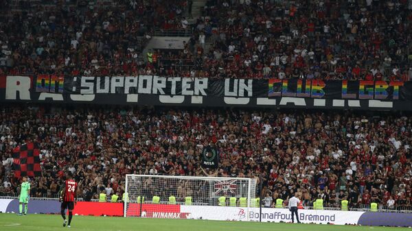 De nouveaux chants homophobes perturbent un match Nice-Marseille  - اسپوتنیک افغانستان  