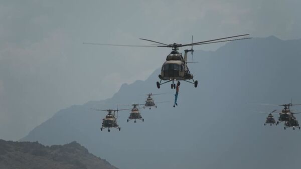 رزمایش نیروهای امنیتی و دفاعی افغانستان در کابل  - اسپوتنیک افغانستان  
