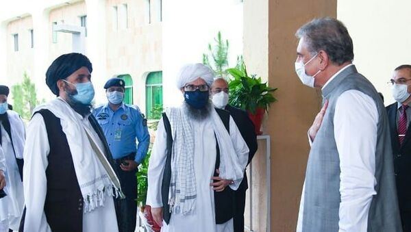 دیدار وزیر خارجه پاکستان با هیات طالبان - اسپوتنیک افغانستان  