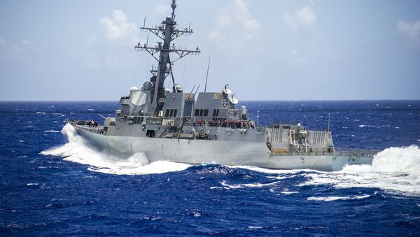 تعقیب کشتی جنگی امریکا در تنگه تایوان از سوی چین - اسپوتنیک افغانستان  