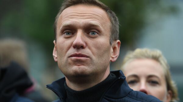 Политик Алексей Навальный на согласованном митинге - اسپوتنیک افغانستان  