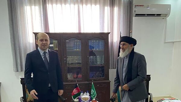 دیدار سفیر روسیه با گلبدین حکمتیار - اسپوتنیک افغانستان  