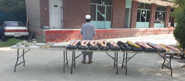 کشف دو ذخیره گاه مواد انفجاری در ننگرهار - اسپوتنیک افغانستان  
