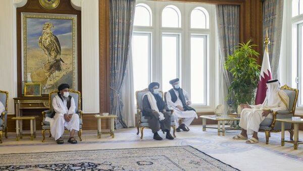 امیر قطر با رئیس دفتر سیاسی طالبان دیدار کرد - اسپوتنیک افغانستان  