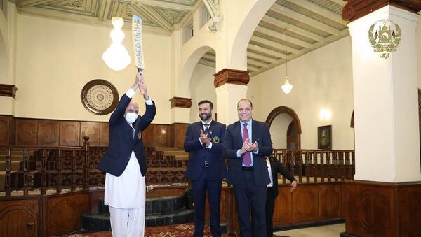ملاقات رئیس جمهور غنی با ورزشکاران کریکت - اسپوتنیک افغانستان  