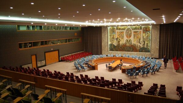 Зал заседаний Совбеза ООН  - اسپوتنیک افغانستان  