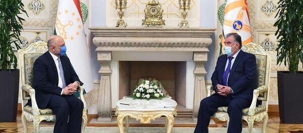 دیدار اتمر با رئیسجمهور تاجیکستان دیدار اتمر با رئیسجمهور تاجیکستان - اسپوتنیک افغانستان