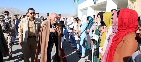 غنی در بامیان - اسپوتنیک افغانستان  