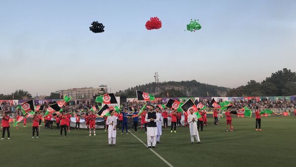 مراسم افتتاحیه لیگ برتر فوتبال افغانستان - اسپوتنیک افغانستان  