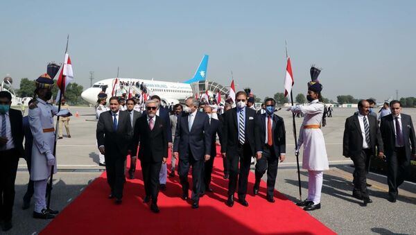 داکتر عبدالله با شاه محمود قریشی وزیر خارجه پاکستان دیدار کرد - اسپوتنیک افغانستان  