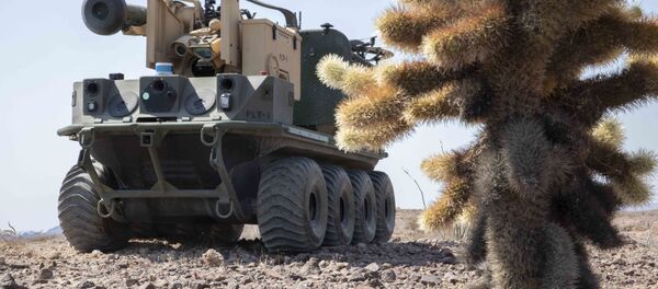 ربات آمریکایی برای از بین بردن تانک های T-72 روسی ربات آمریکایی برای از بین بردن تانک های T-72 روسی - اسپوتنیک افغانستان