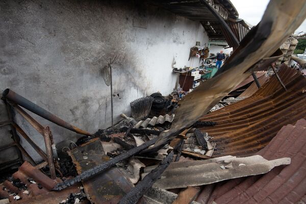 خانه‌یی که در نتیجه تیراندازی در قره‌باغ کوهستانی آسیب دیده است - اسپوتنیک افغانستان  