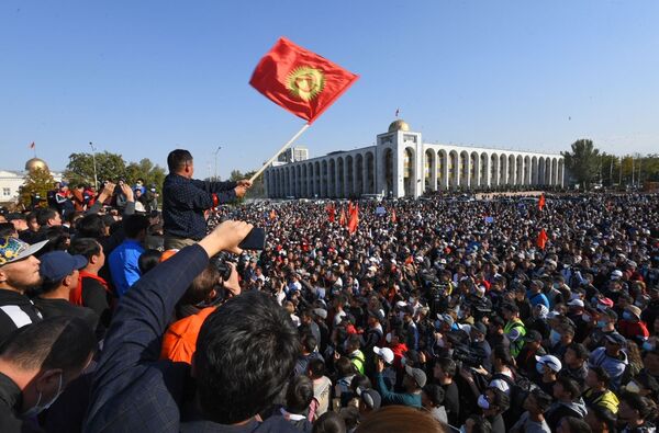 اعتراضات در بیشکک - اسپوتنیک افغانستان  