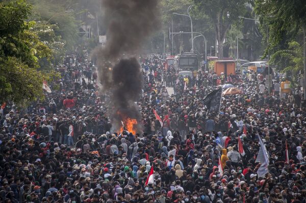 اعتراضات در اندونزیا به روایت تصویر - اسپوتنیک افغانستان  
