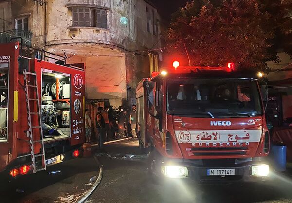انفجار نیرومند در بیروت باعث آتش سوزی شد  - اسپوتنیک افغانستان  
