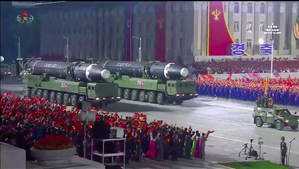 رونمایی کوریای شمالی از بزرگ‌ترین راکت قاره‌پیمای خود - اسپوتنیک افغانستان  