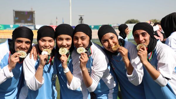 بانوان تیم منتخب فوتبال هرات - اسپوتنیک افغانستان  