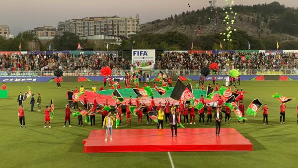مراسم فینال لیگ برتر فوتبال افغانستان - اسپوتنیک افغانستان  
