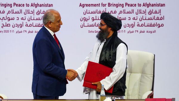 واکنش آمریکا به اظهارات طالبان مبنی بر نقض توافقنامه قطر - اسپوتنیک افغانستان  