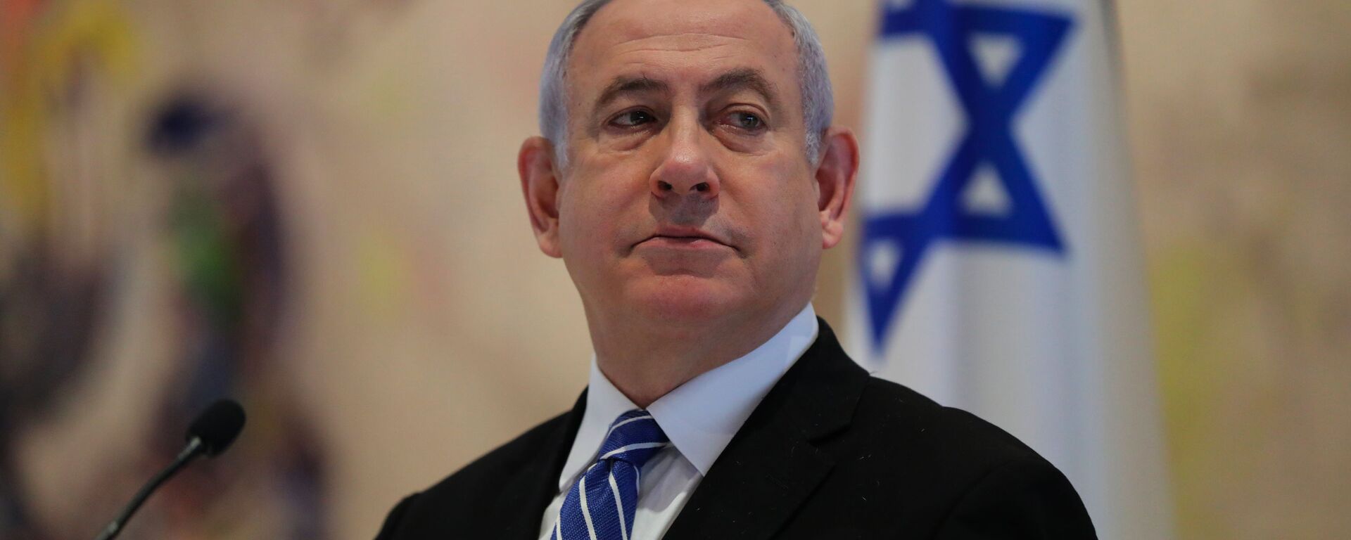 Премьер-министр Израиля Биньямин Нетаньяху во время заседания кабинета нового правительства в Иерусалиме  - اسپوتنیک افغانستان  , 1920, 03.02.2023