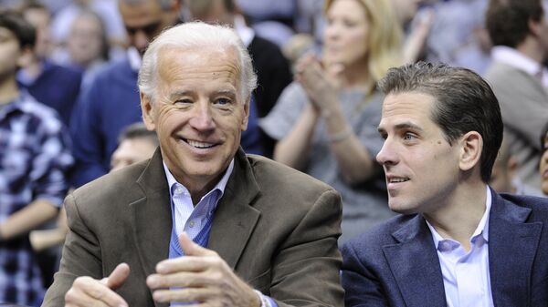 Joe Biden con su hijo Hunter - اسپوتنیک افغانستان  