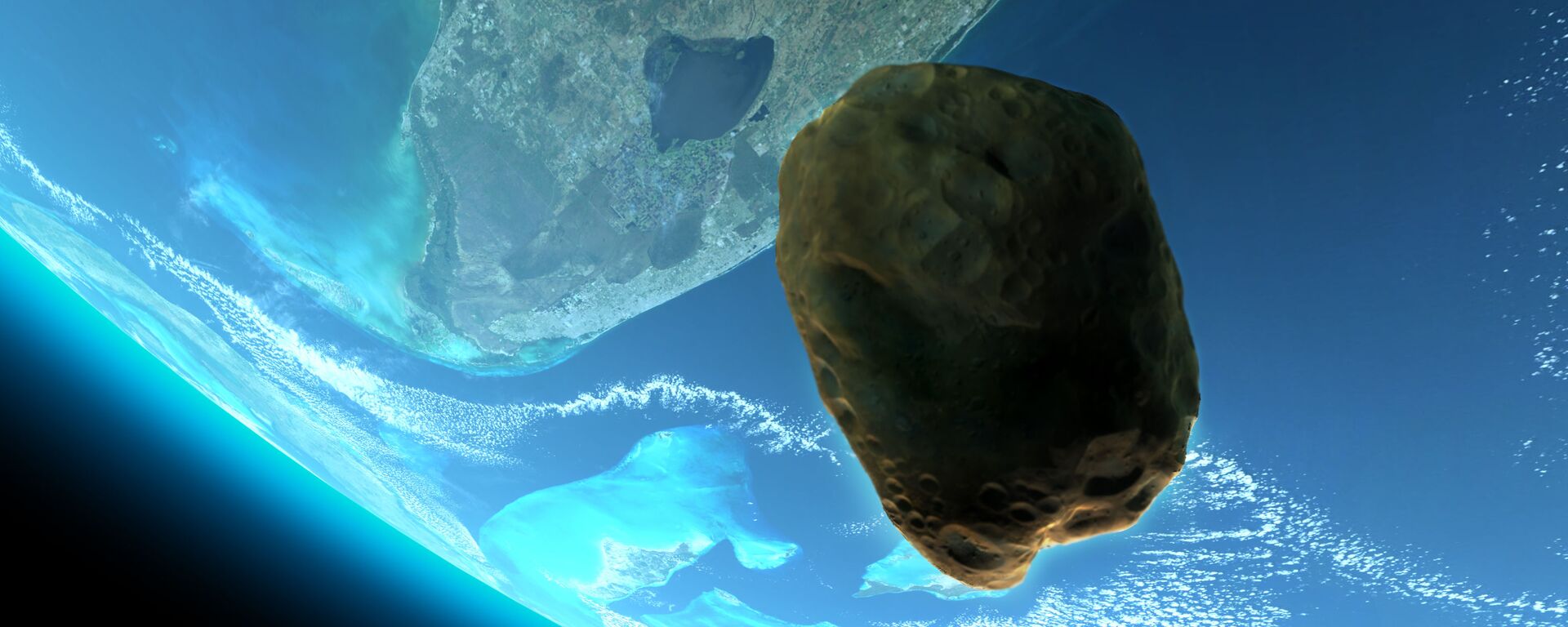 Астероид на фоне Земли - اسپوتنیک افغانستان  , 1920, 08.11.2021