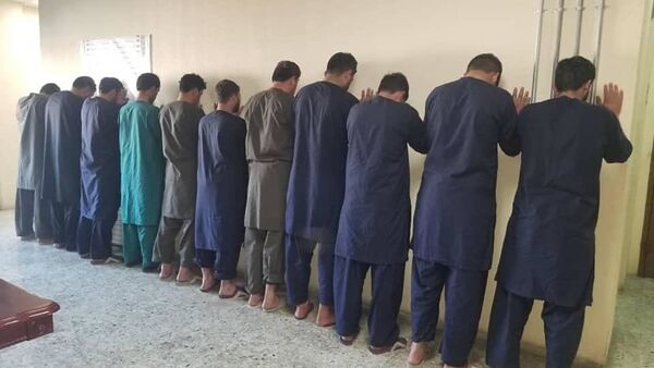 دستگیری یک باند ۱۱ نفری جنایتکار در پیوند به اخاذی محموله های بازرگانی - اسپوتنیک افغانستان  