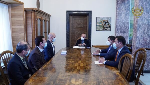 دیدار اشرف غنی با رئیس کمیته سویدن برای افغانستان - اسپوتنیک افغانستان  