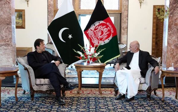 مراسم ویژه پذیرایی از عمران خان، نخست وزیر پاکستان در ارگ - اسپوتنیک افغانستان  