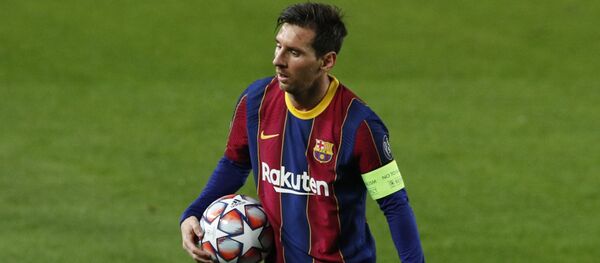 ليونيل ميسي أول لاعب يهز الشباك في 16 موسما متتاليا بدوري أبطال أوروبا  ليونيل ميسي أول لاعب يهز الشباك في 16 موسما متتاليا بدوري أبطال أوروبا  - اسپوتنیک افغانستان