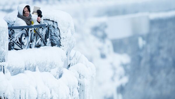 برف باد در کانادا - اسپوتنیک افغانستان  