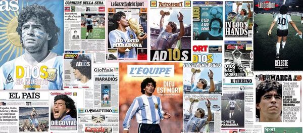 Maradona'nın ölümü basında geniş yer buldu. Maradona'nın ölümü basında geniş yer buldu. - اسپوتنیک افغانستان
