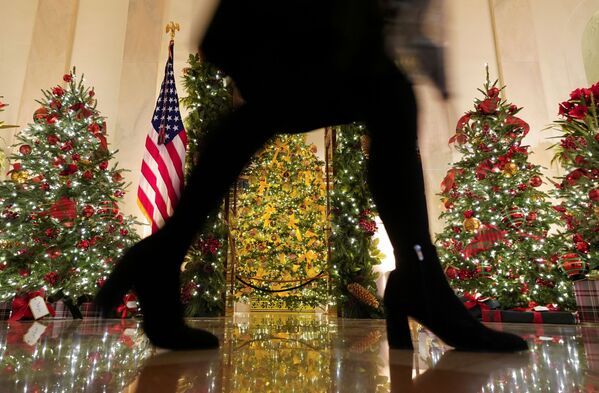 تزئینات کریسمس و سال نو  در کاخ سفید  - اسپوتنیک افغانستان  