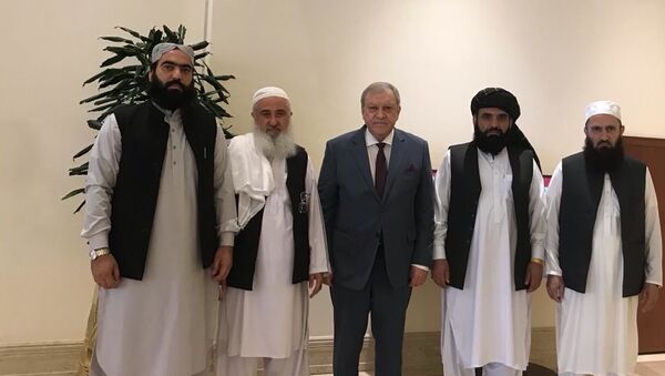 دیدار سفیر روسیه با نمایندگان طالبان در دوحه  - اسپوتنیک افغانستان  