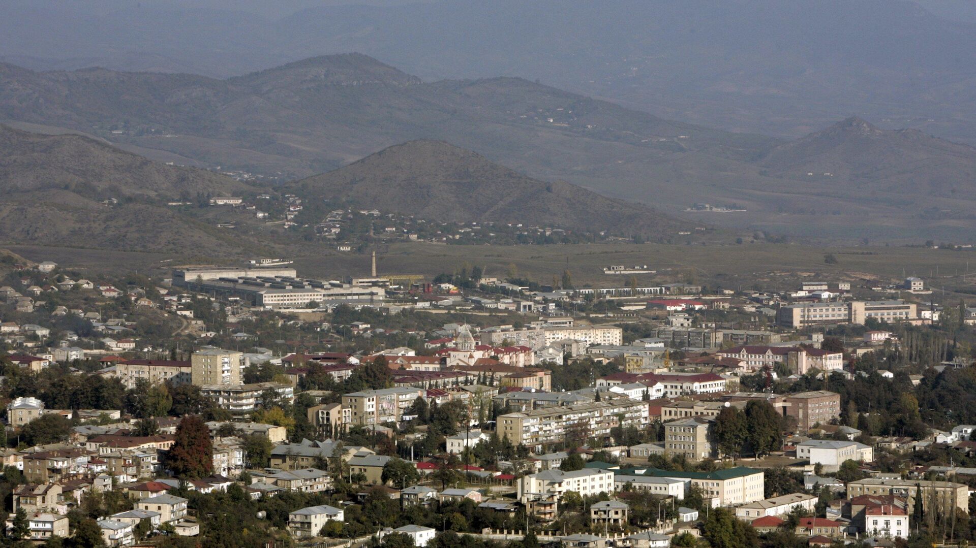 Вид на город Нагорного Карабаха Степанакерт - اسپوتنیک افغانستان  , 1920, 16.04.2022