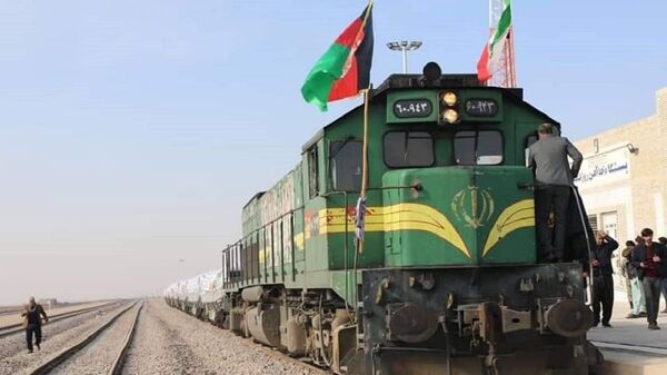 نخستین محموله مواد صادراتی ایران توسط قطار وارد افغانستان شد  - اسپوتنیک افغانستان  