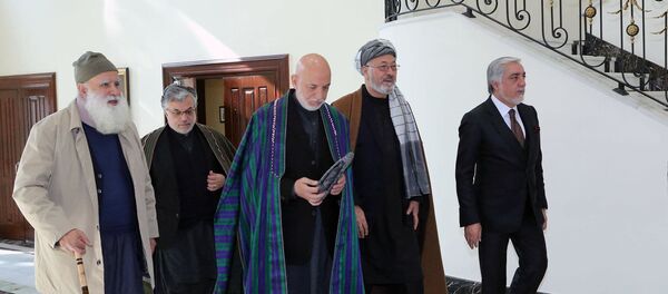 دیدار عبدالله عبدالله با کرزی، سیاف، خلیلی و قانونی دیدار عبدالله عبدالله با کرزی، سیاف، خلیلی و قانونی - اسپوتنیک افغانستان